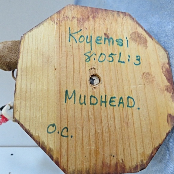 Hopi Kachina Doll - Koyemsi, the Mudhead - Vintage Beauty! - Picture 11 of 11